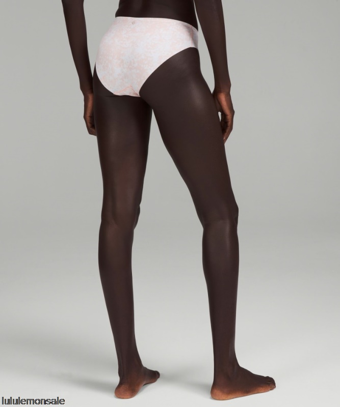Lululemon Damen DELULU567 | Invisiwear Halbhohe Bikiniunterwäsche 5er Pack Schwarz